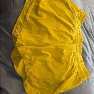 lululemon athletica Yellow Athletic Shorts